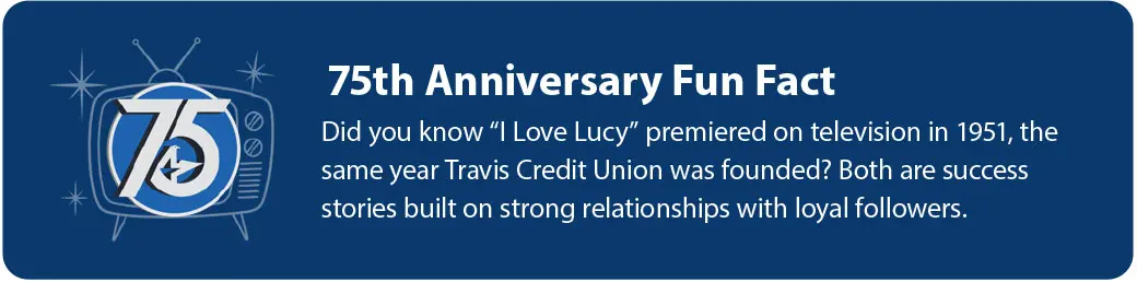 75th anniversary fun fact photo banner