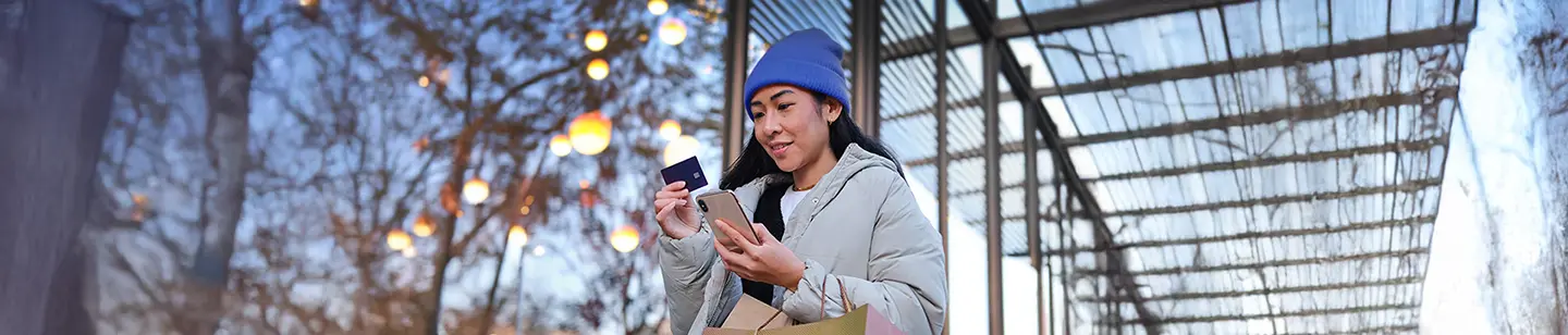 Holiday credit card fraud, photo banner, November 2025 blog, TCU,