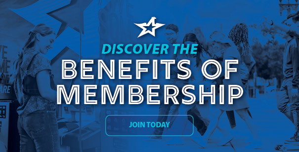 Discover the benefits of membership, mobile view banner