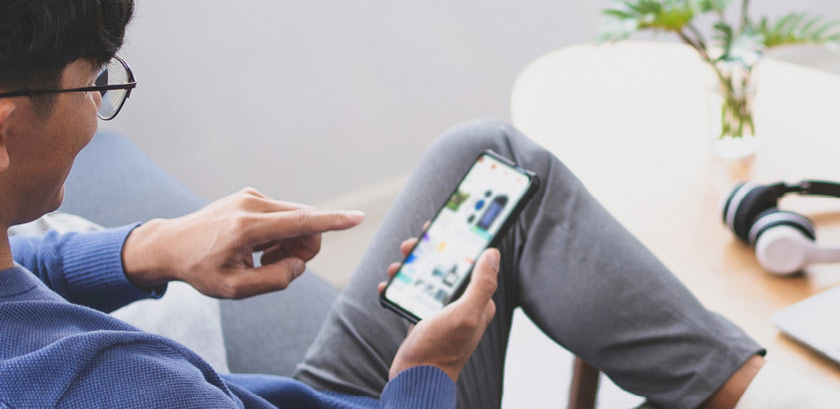 Buy Now, Pay Later, mobile view banner, Feb 2022 blog, Travis CU,