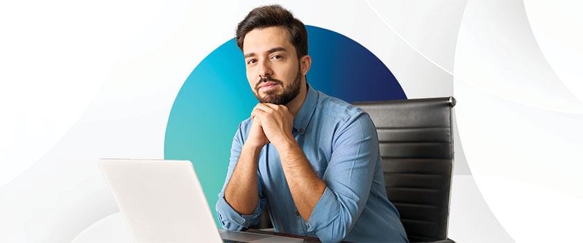 Saber es Poder, mobile view banner, Travis CU,