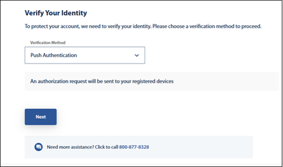Verify your identity